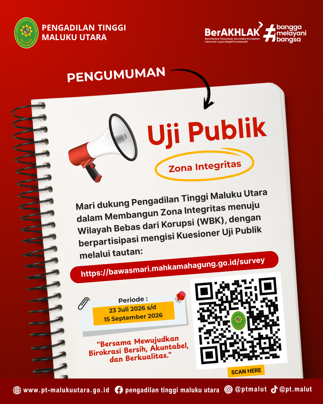 Uji Publik Pembangunan ZI